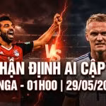 Nhận định Ai Cập vs Nga 01h00 ngày 29/5/2026 - Soi kèo bóng đá cùng Xoilac TV.